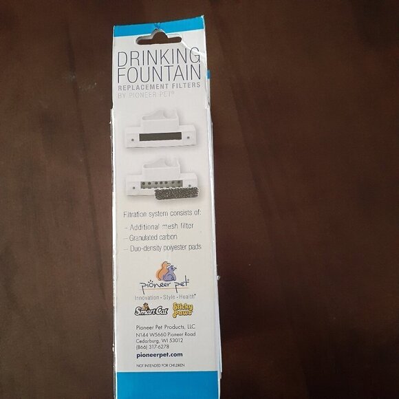 Pioneer Pet NWT 3 Pack Drinking Fountain Replacement Filters - Picture 4 of 4